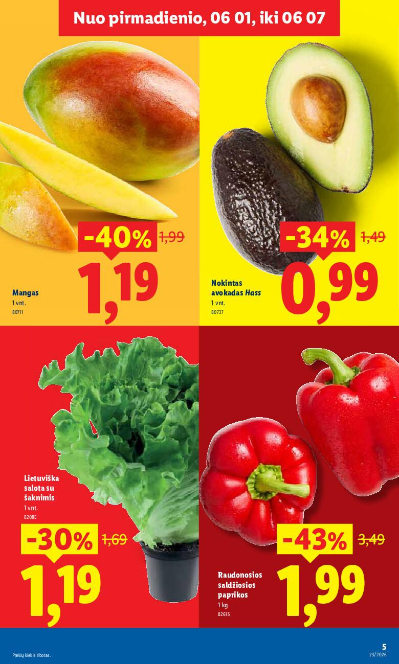 MAISTO PREKIŲ PASIŪLYMAI (2026-06-01 - 2026-06-07) | 5