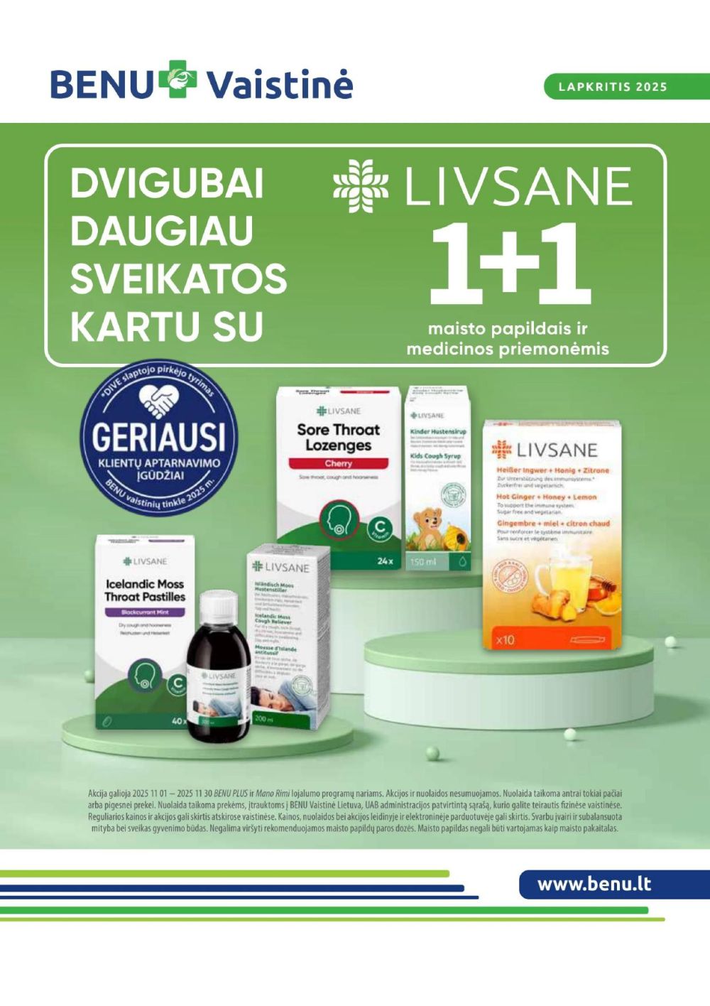 BENU VAISTINĖ (2025 11 01 - 2025 11 30) | 1