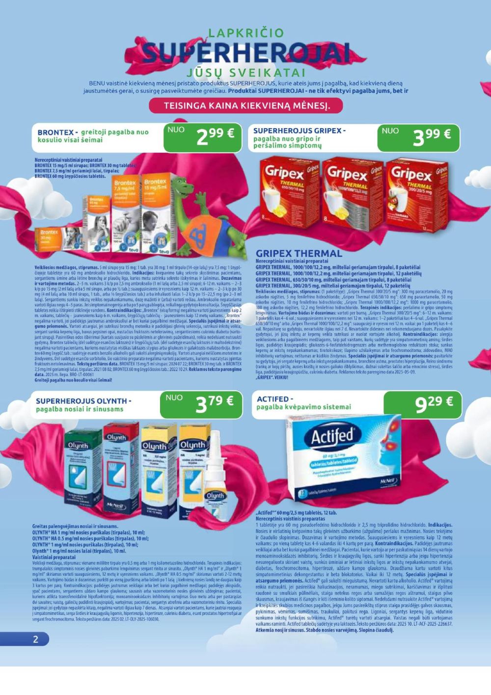 BENU VAISTINĖ (2025 11 01 - 2025 11 30) | 2