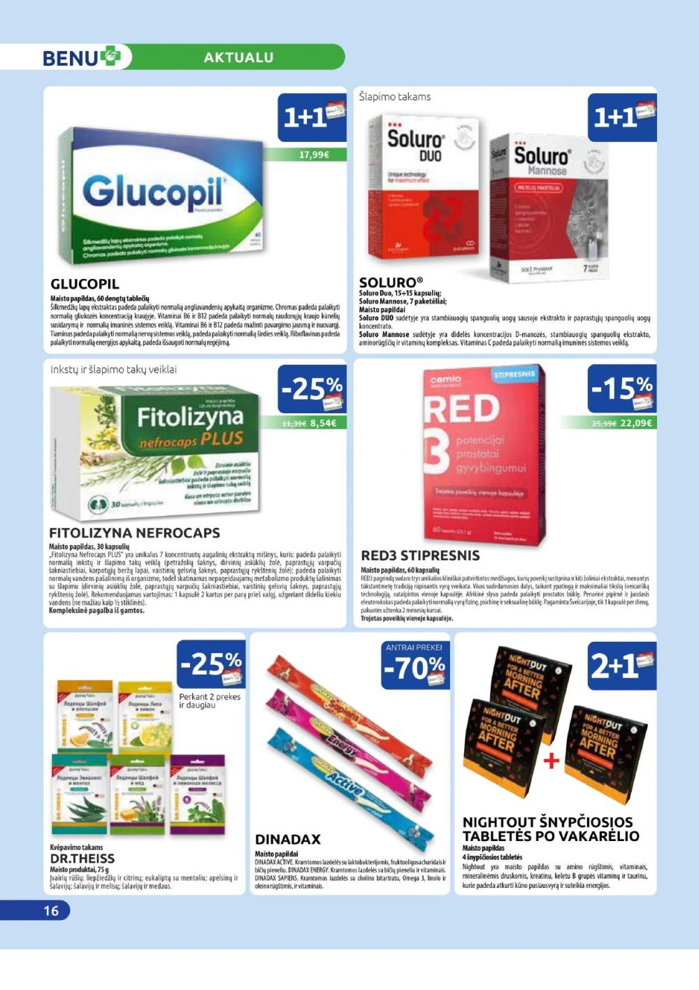 BENU VAISTINĖ (2025 11 01 - 2025 11 30) | 16