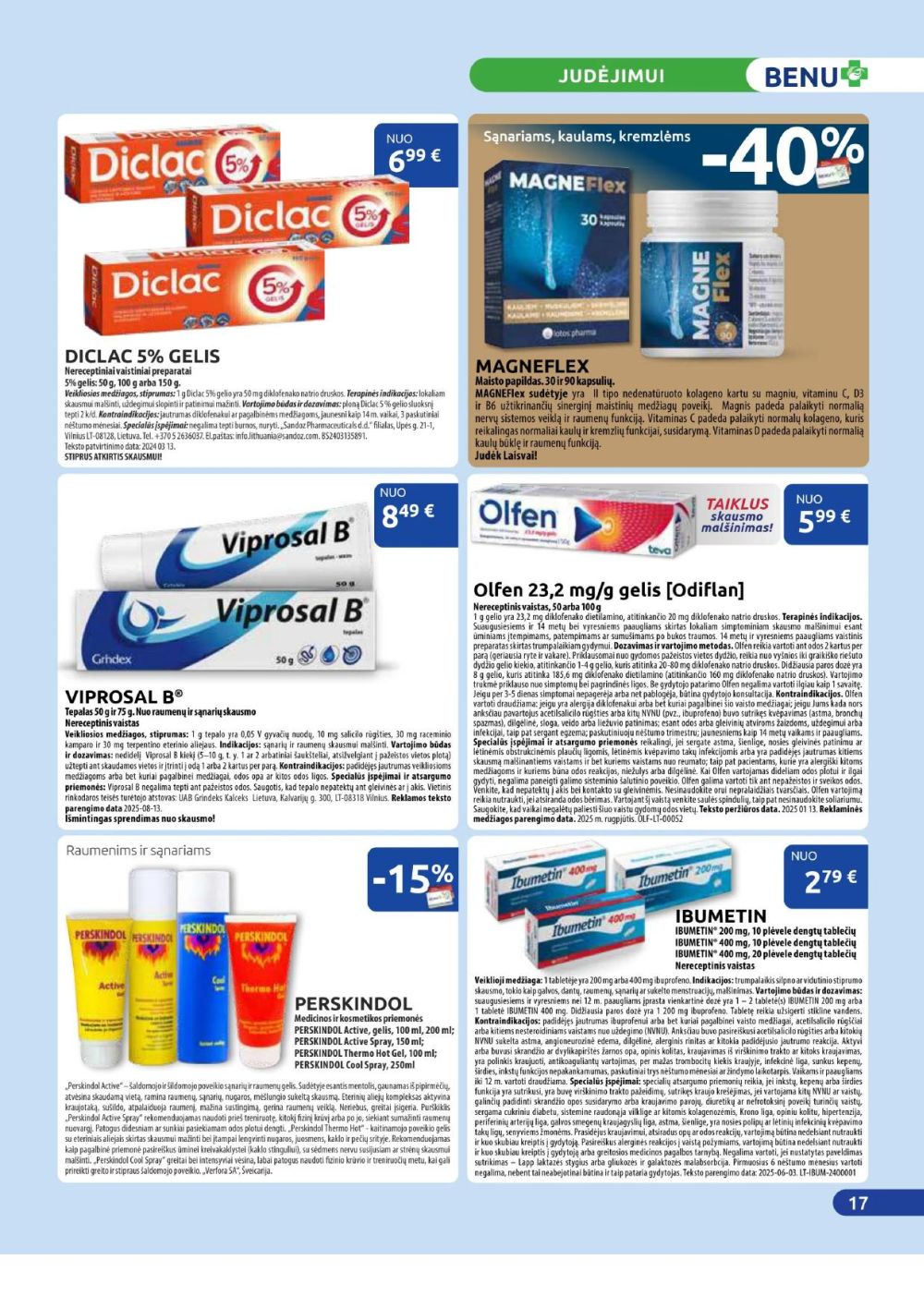 BENU VAISTINĖ (2025 11 01 - 2025 11 30) | 17