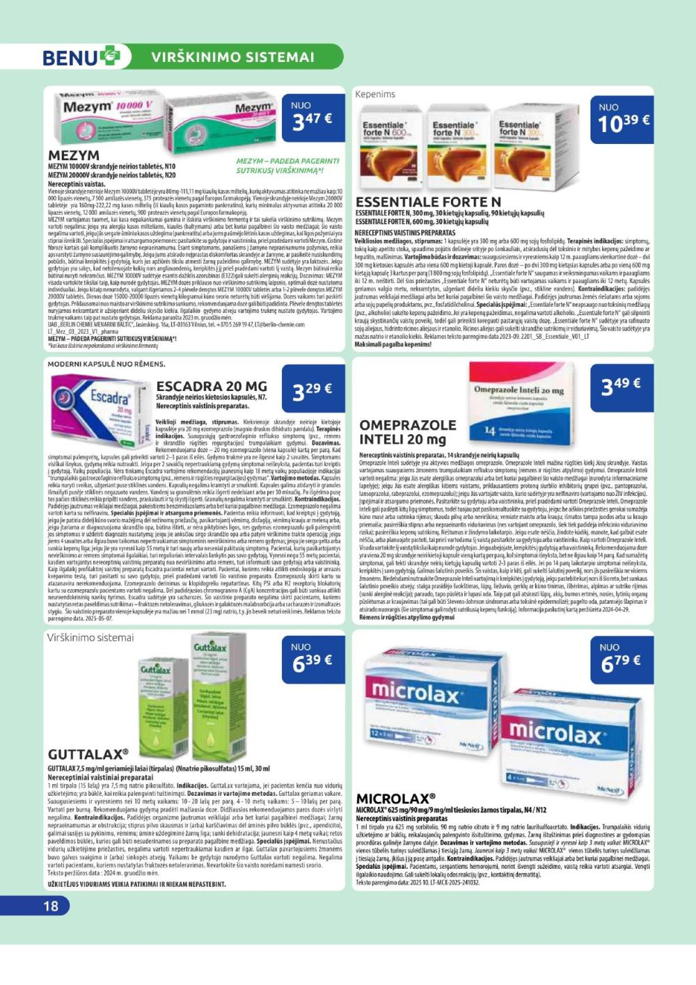 BENU VAISTINĖ (2025 11 01 - 2025 11 30) | 18