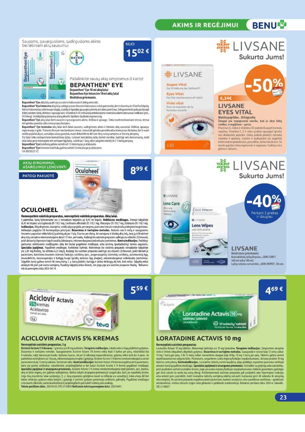 BENU VAISTINĖ (2025 11 01 - 2025 11 30) | 23