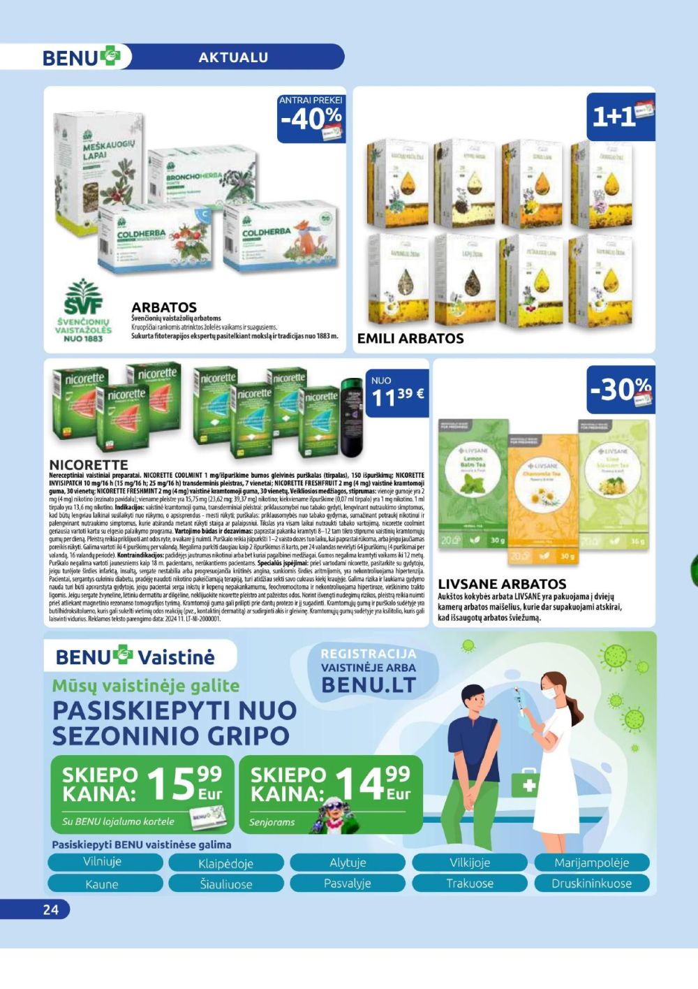 BENU VAISTINĖ (2025 11 01 - 2025 11 30) | 24
