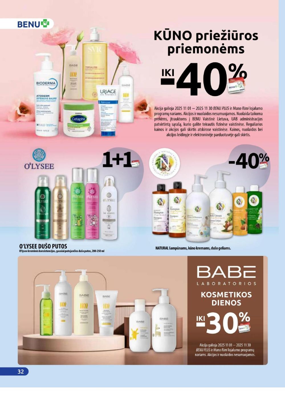 BENU VAISTINĖ (2025 11 01 - 2025 11 30) | 32