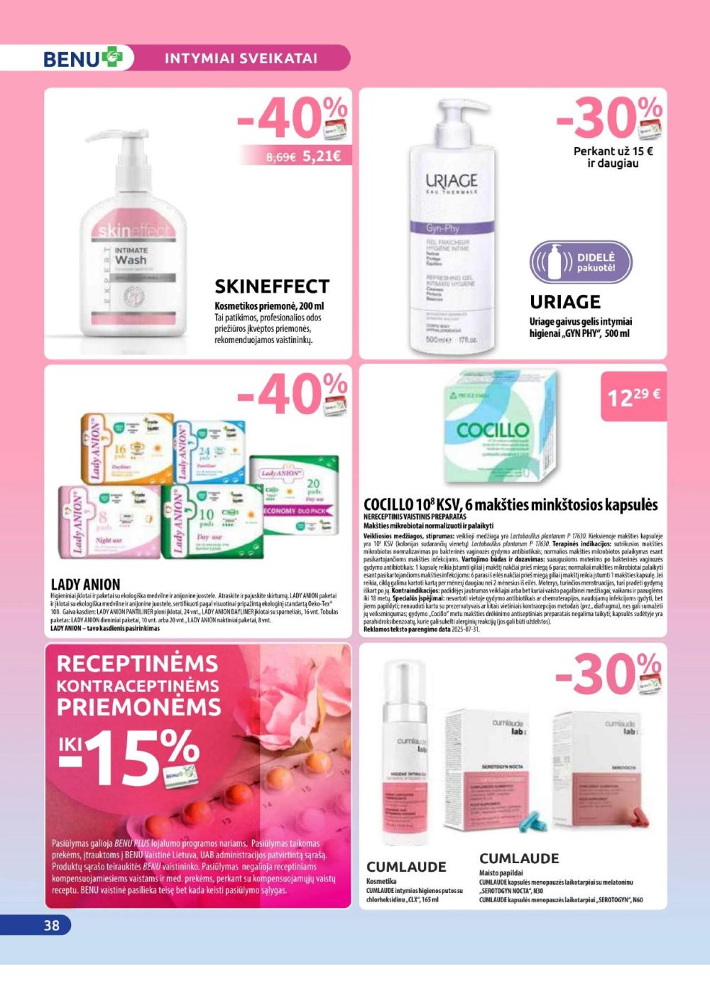 BENU VAISTINĖ (2025 11 01 - 2025 11 30) | 38
