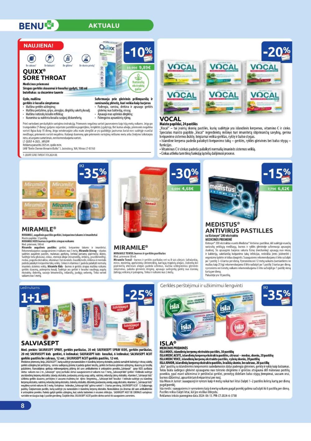 BENU VAISTINĖ (2025 11 01 - 2025 11 30) | 8