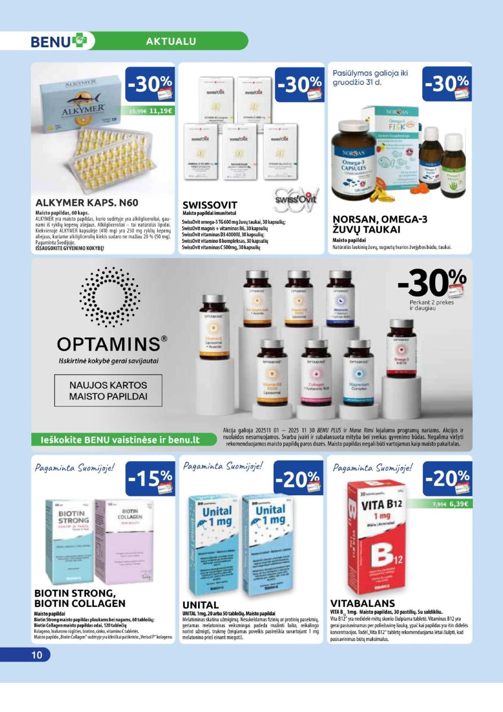 BENU VAISTINĖ (2025 11 01 - 2025 11 30) | 10