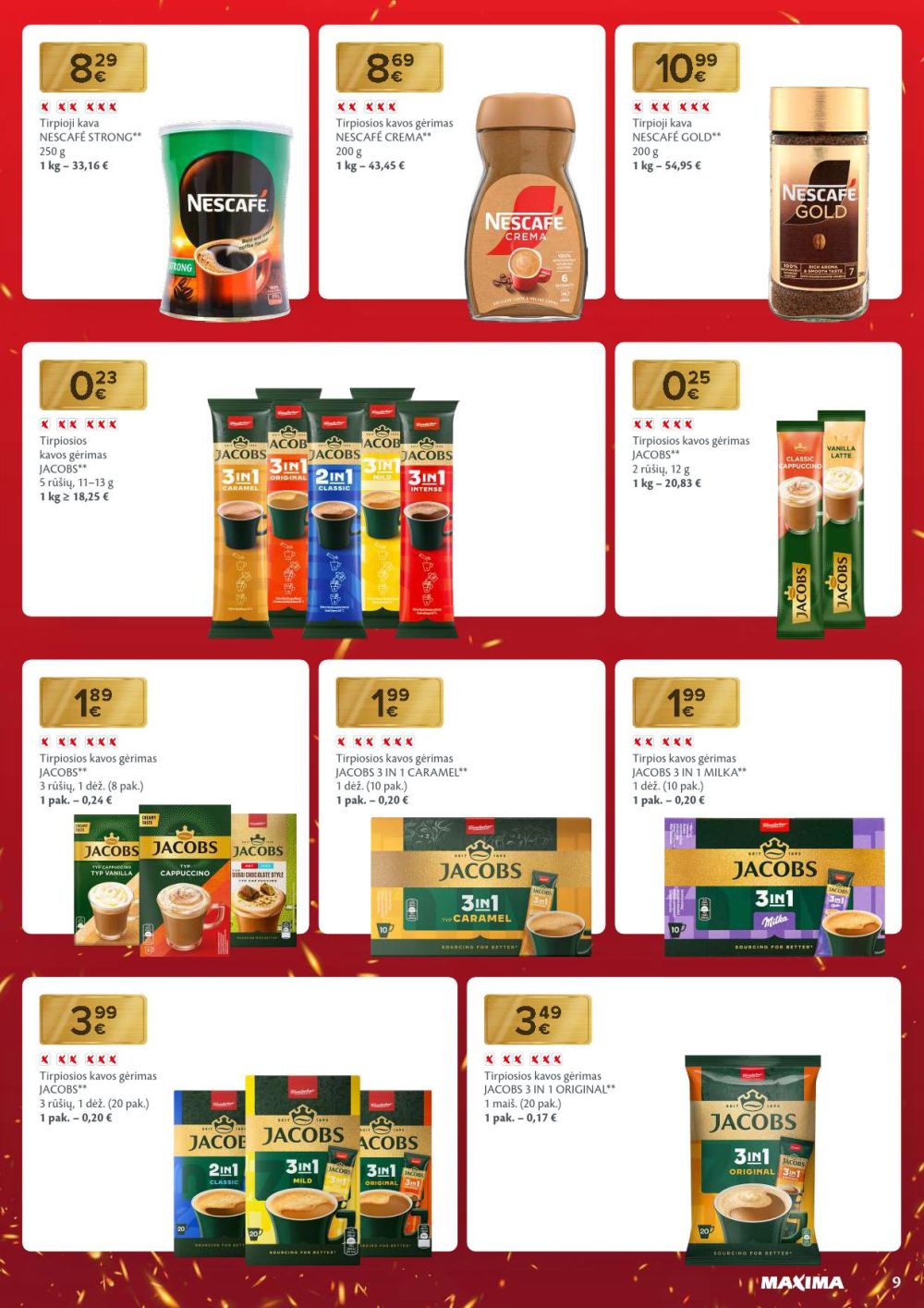MAXIMA - Nukalta kaina – visada kaip per akciją (2026 01 20 - 2026 01 26) | 9