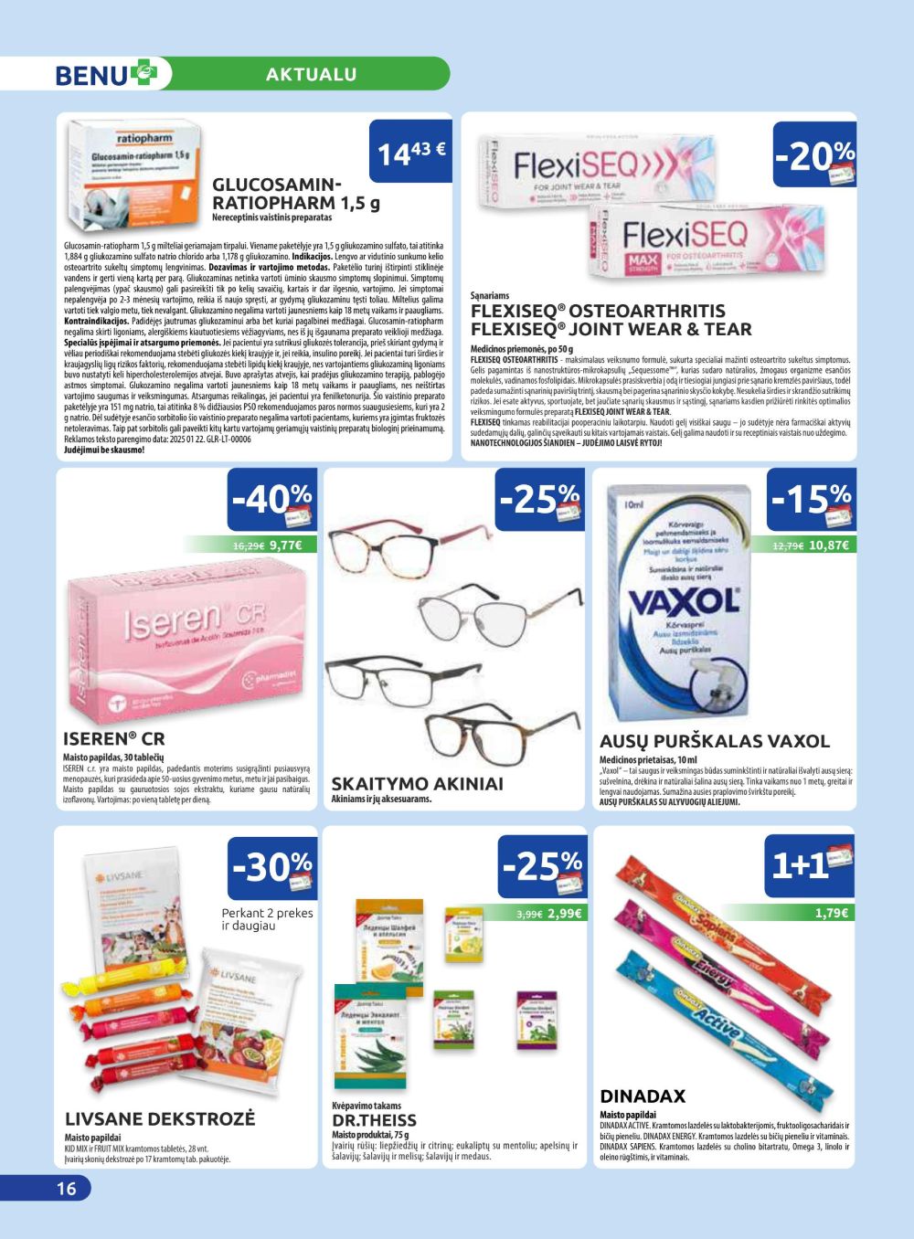 BENU VAISTINĖ (2025 10 01 - 2025 10 31) | 16