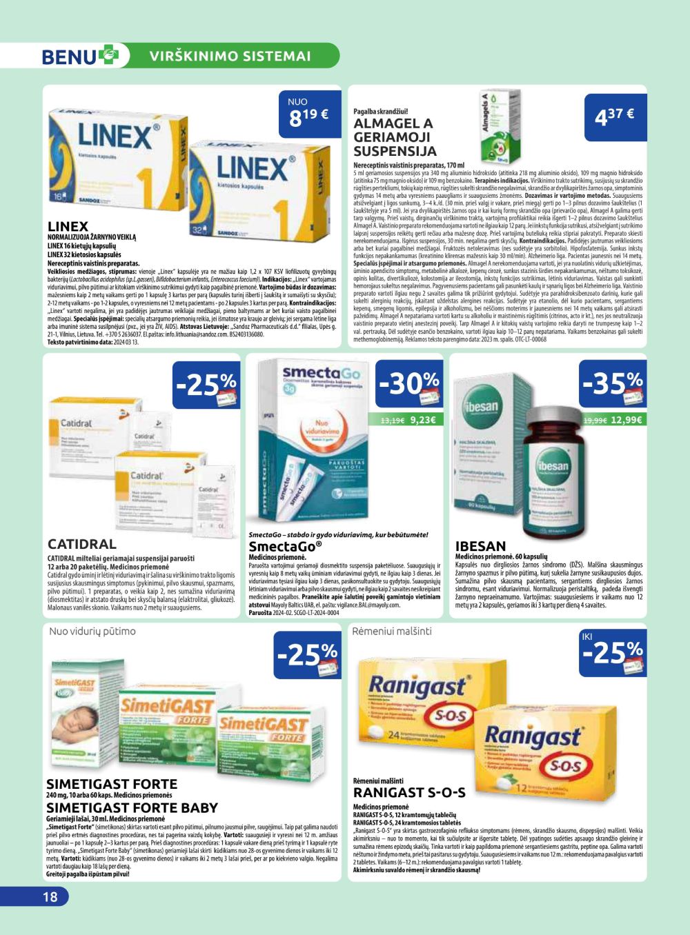 BENU VAISTINĖ (2025 10 01 - 2025 10 31) | 18