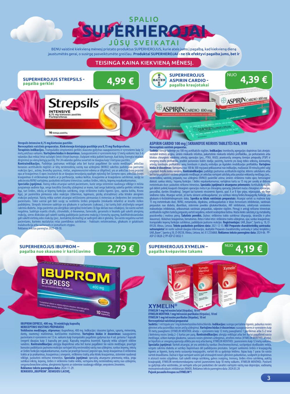 BENU VAISTINĖ (2025 10 01 - 2025 10 31) | 3