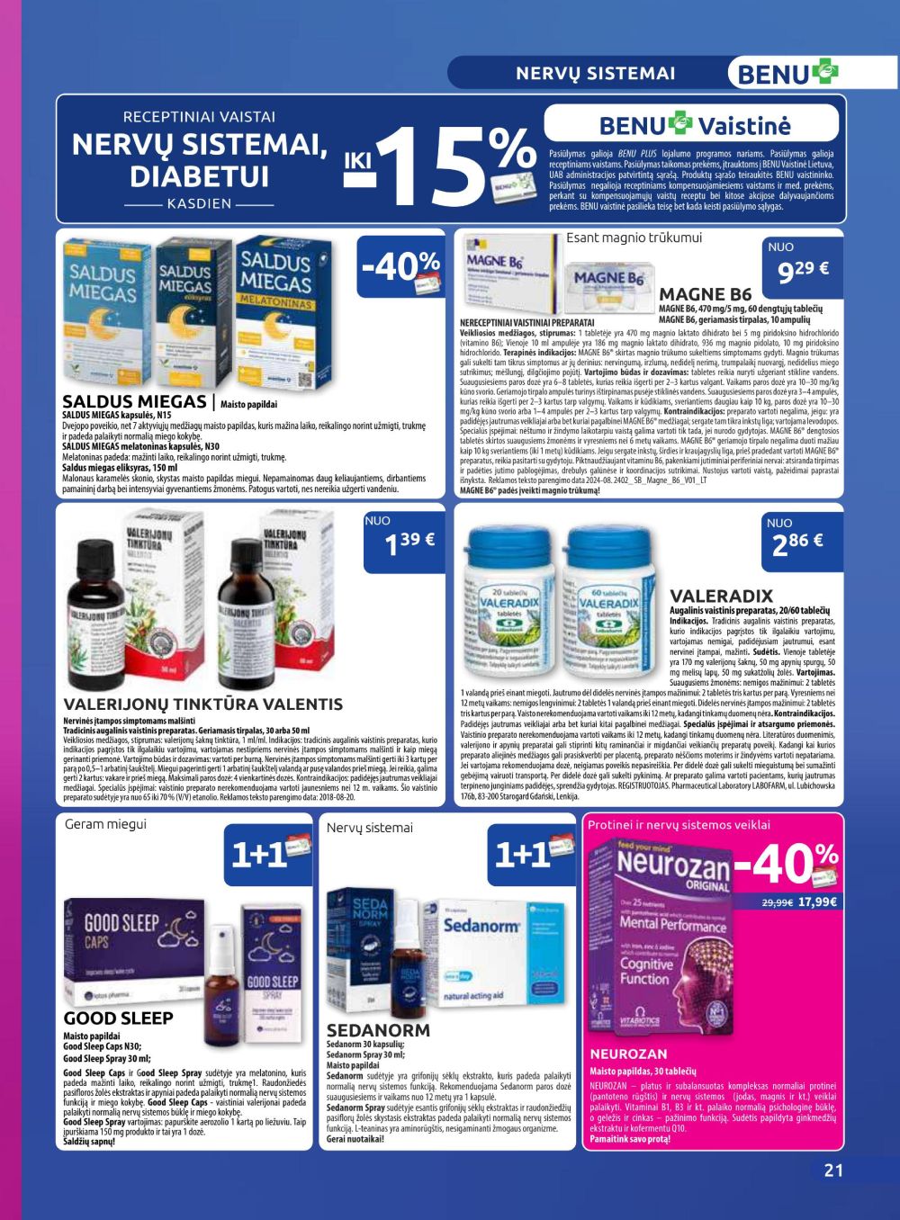 BENU VAISTINĖ (2025 10 01 - 2025 10 31) | 21