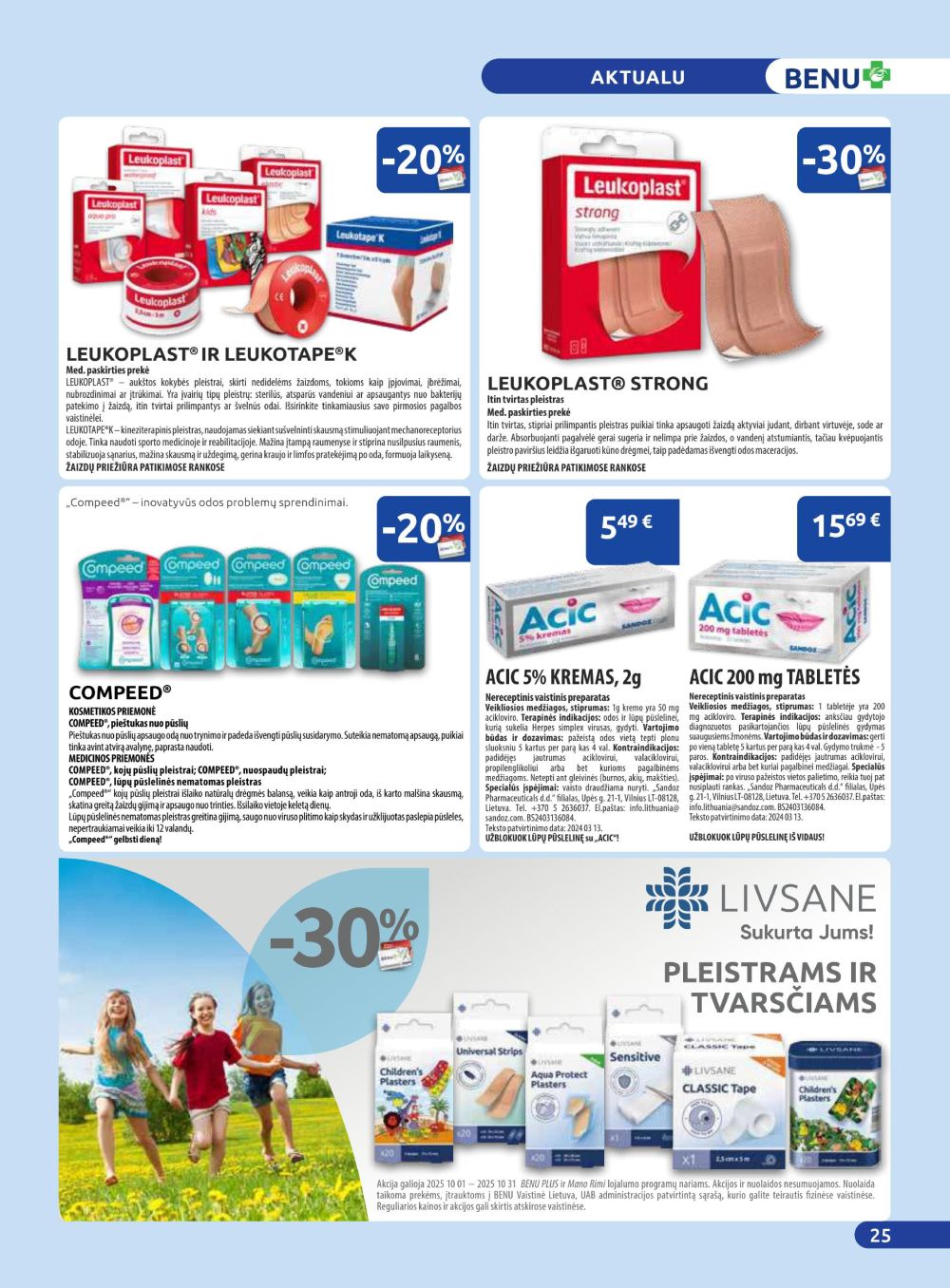 BENU VAISTINĖ (2025 10 01 - 2025 10 31) | 25
