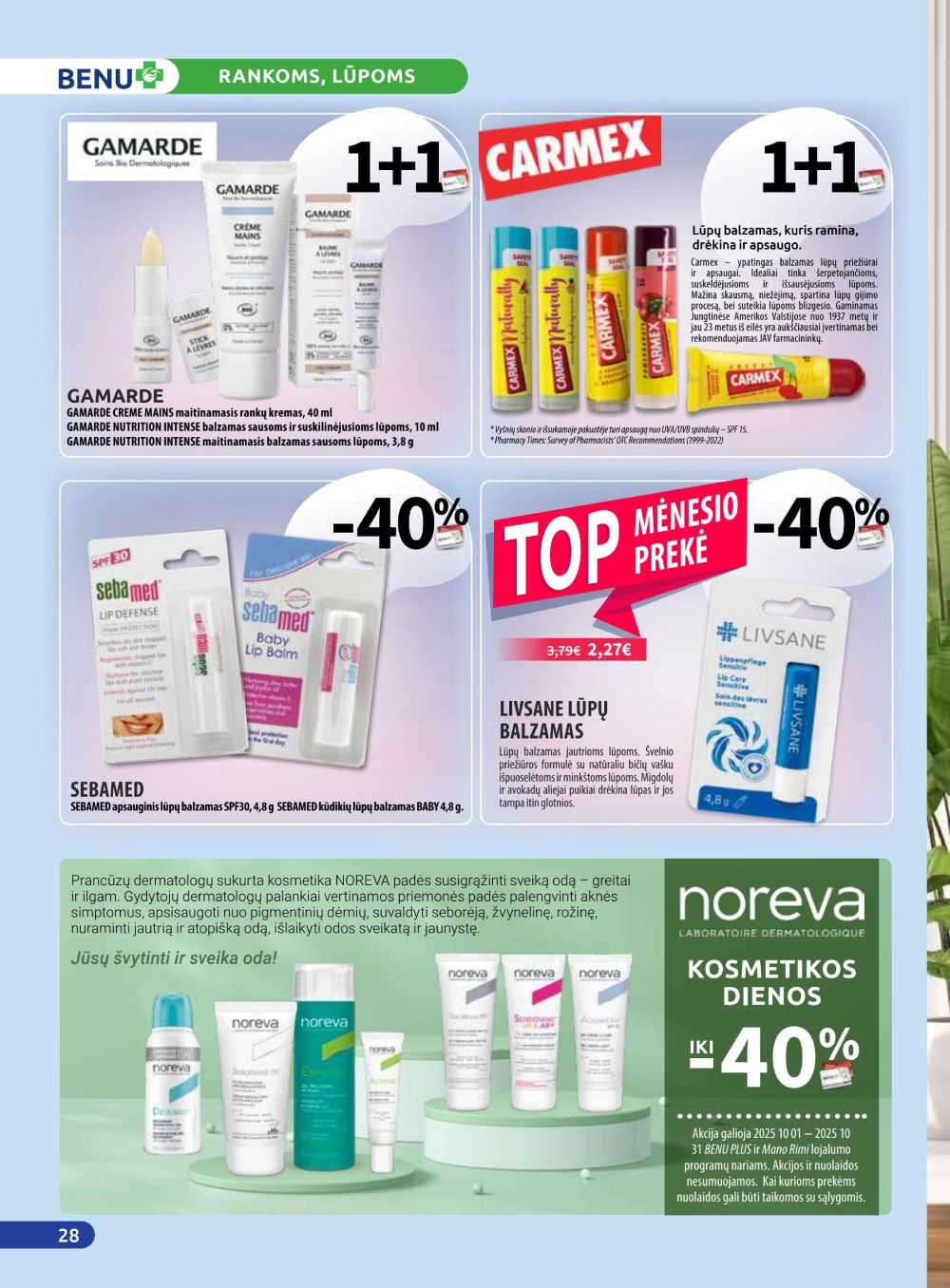 BENU VAISTINĖ (2025 10 01 - 2025 10 31) | 28