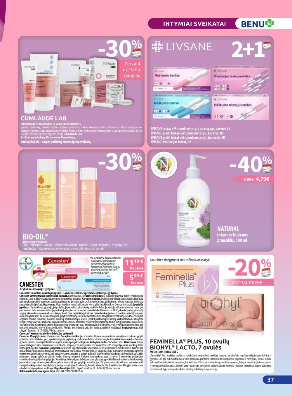 BENU VAISTINĖ (2025 10 01 - 2025 10 31) | 37