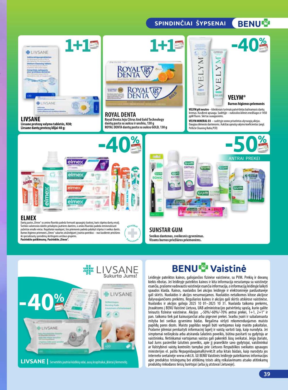 BENU VAISTINĖ (2025 10 01 - 2025 10 31) | 39