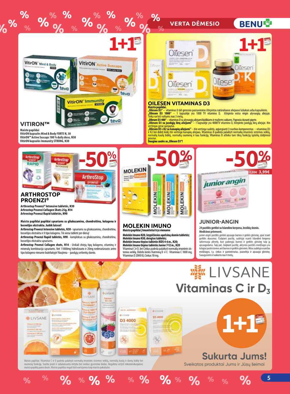 BENU VAISTINĖ (2025 10 01 - 2025 10 31) | 5