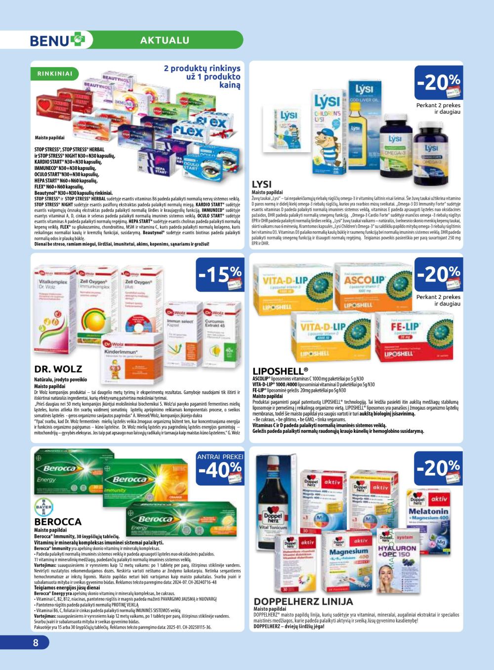 BENU VAISTINĖ (2025 10 01 - 2025 10 31) | 8