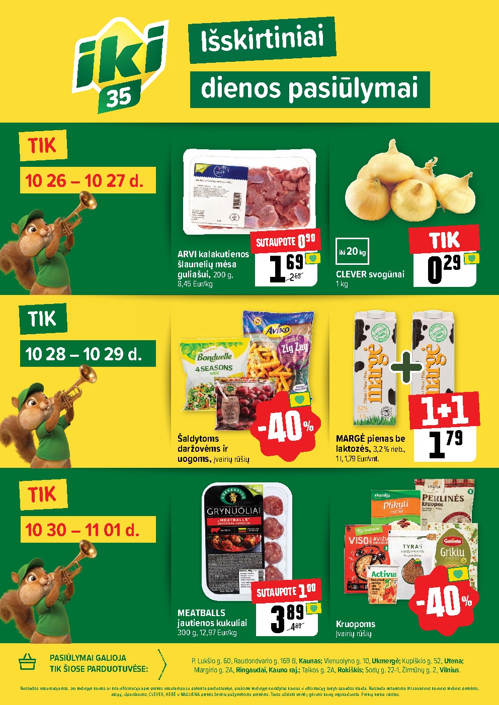 Specialūs pasiūlymai IKI parduotuvės klientams (2026-10-26 - 2026-11-01) | 1