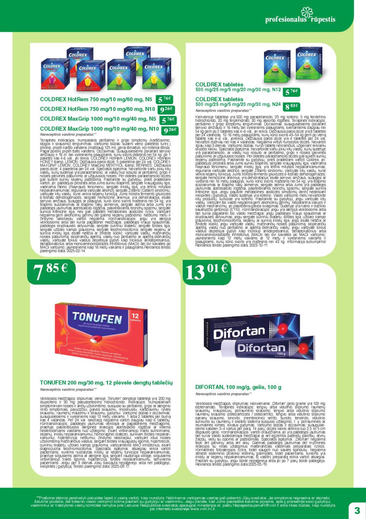 RAMUNĖLĖS VAISTINĖ (2026 03 01 - 2026 03 31) | 3