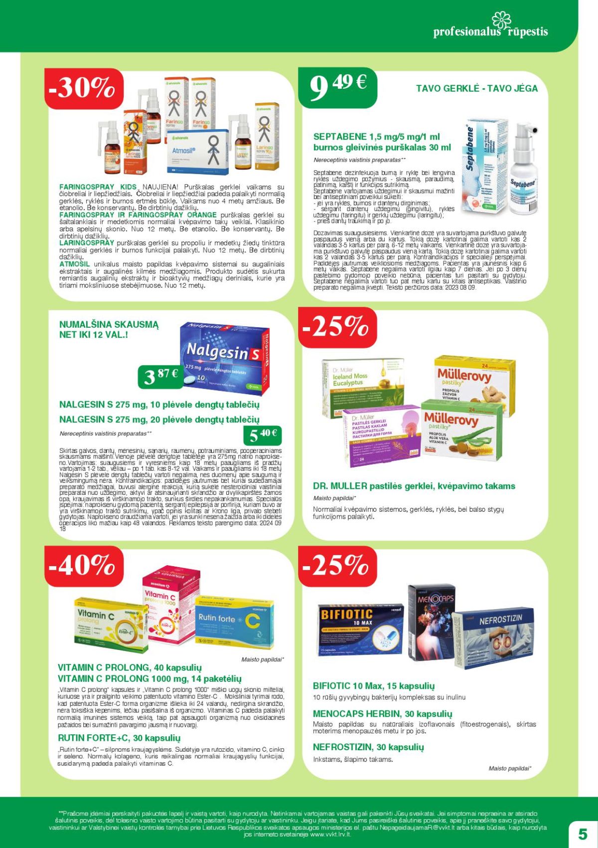 RAMUNĖLĖS VAISTINĖ (2026 03 01 - 2026 03 31) | 5