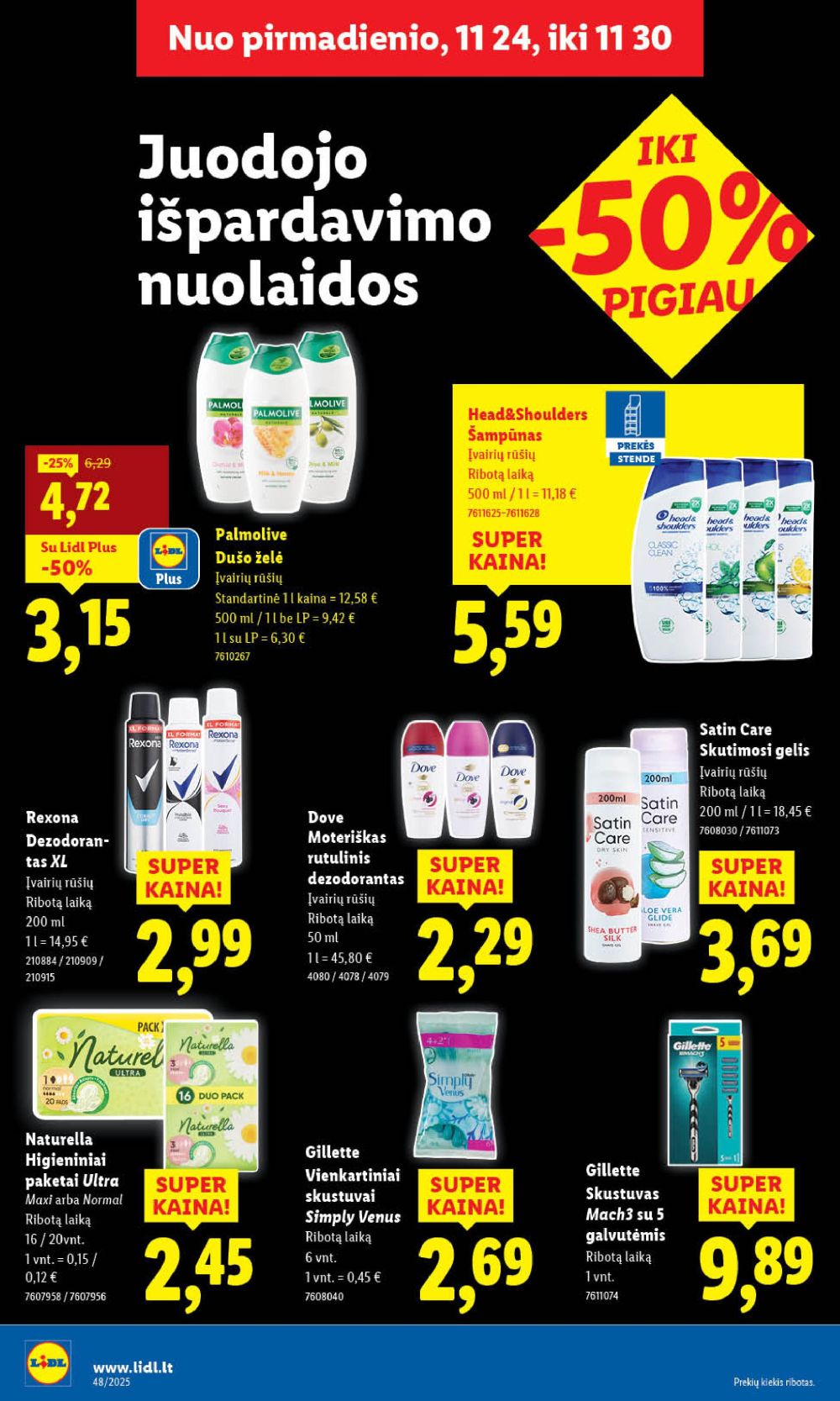 LIDL - Maisto prekių pasiūlymai (2025 11 27 - 2025 11 30) | 15