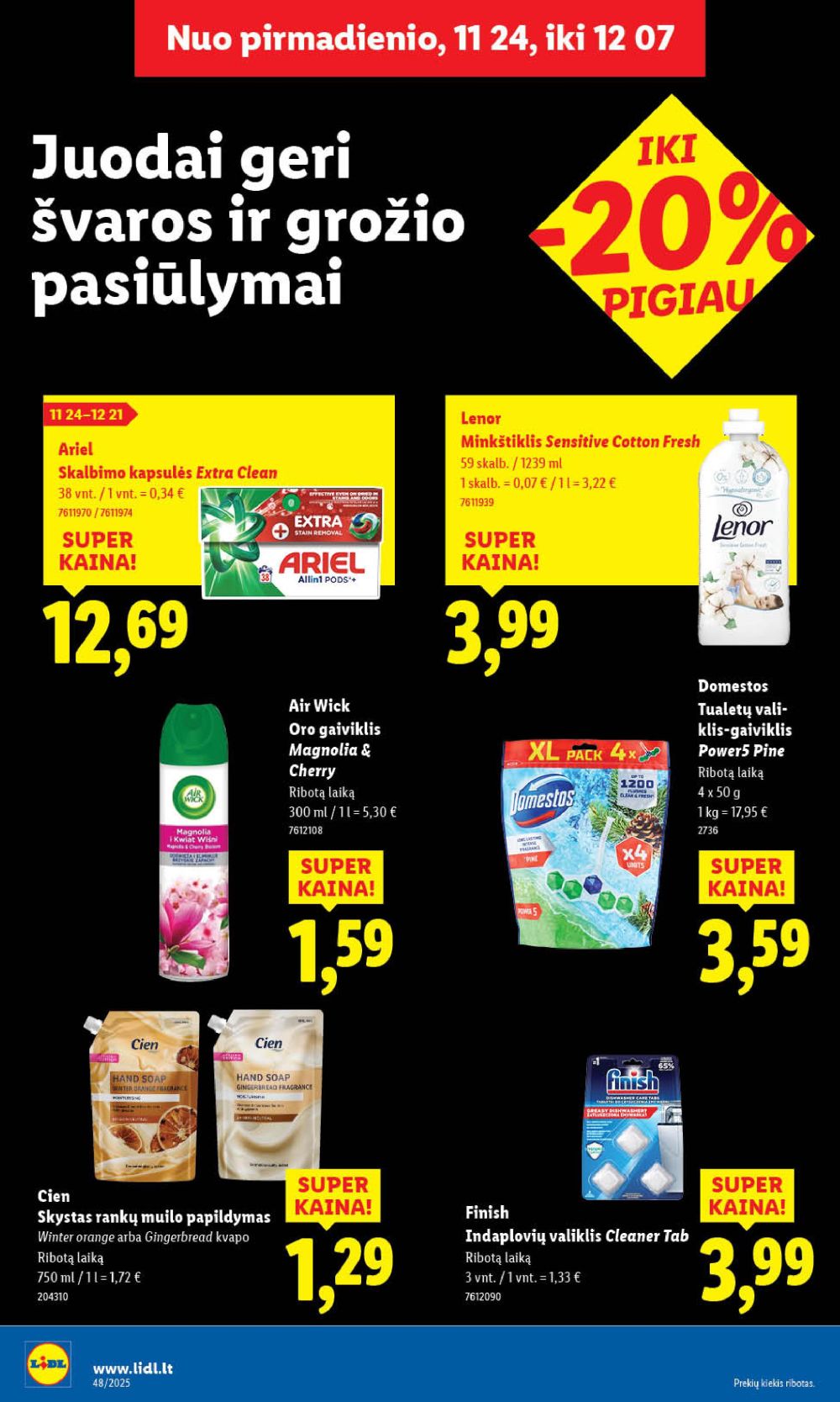 LIDL - Maisto prekių pasiūlymai (2025 11 27 - 2025 11 30) | 17