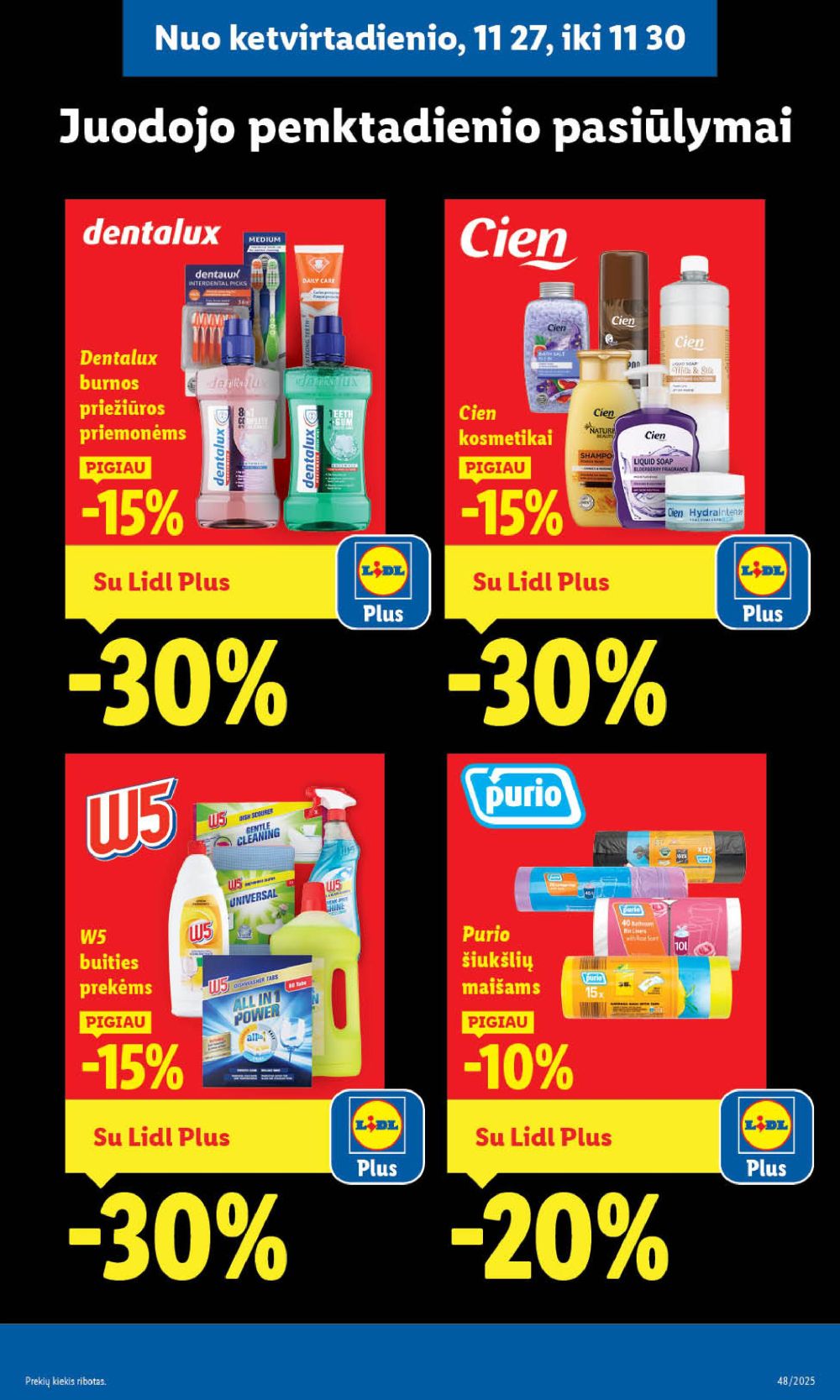 LIDL - Maisto prekių pasiūlymai (2025 11 27 - 2025 11 30) | 3