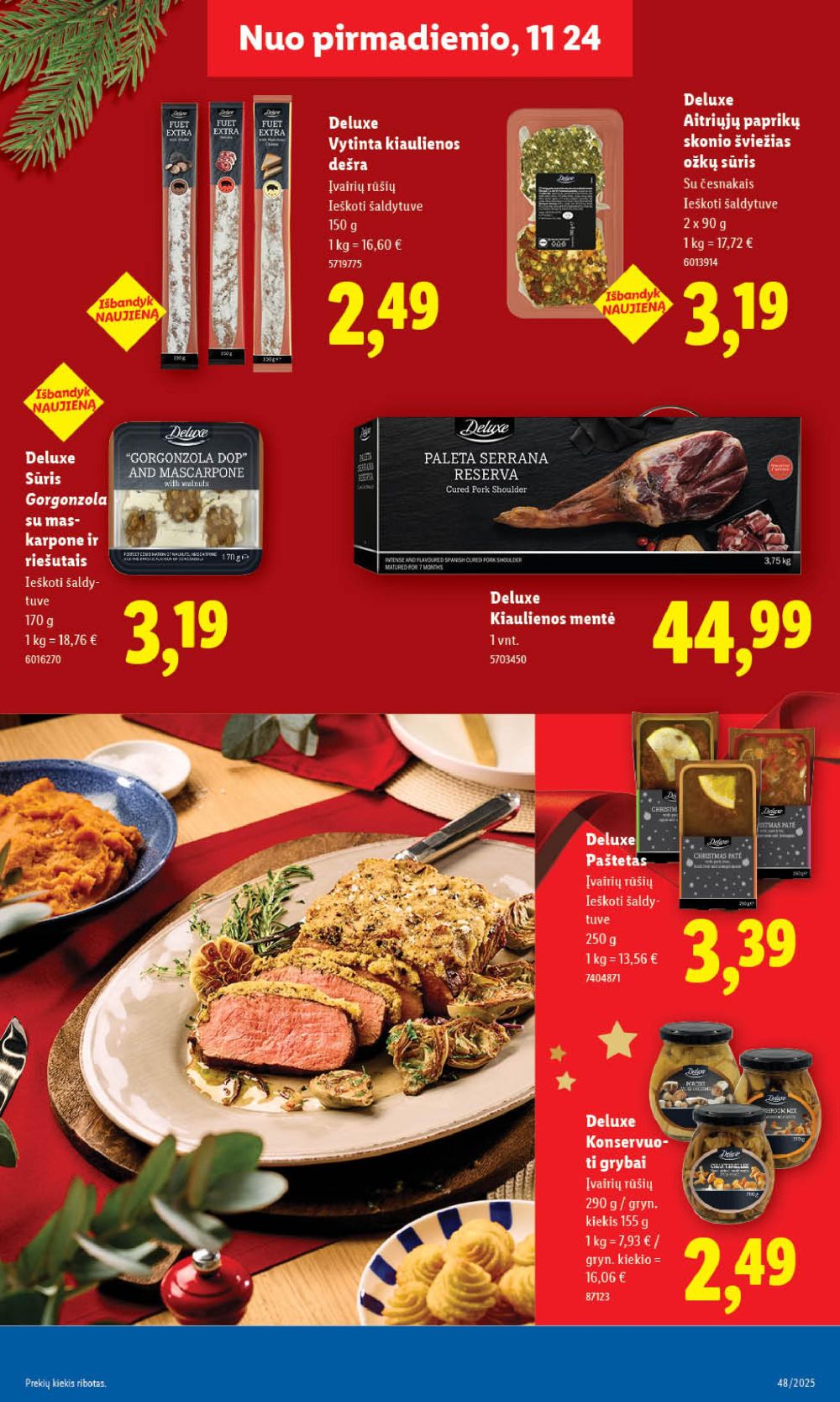 LIDL - Maisto prekių pasiūlymai (2025 11 27 - 2025 11 30) | 23
