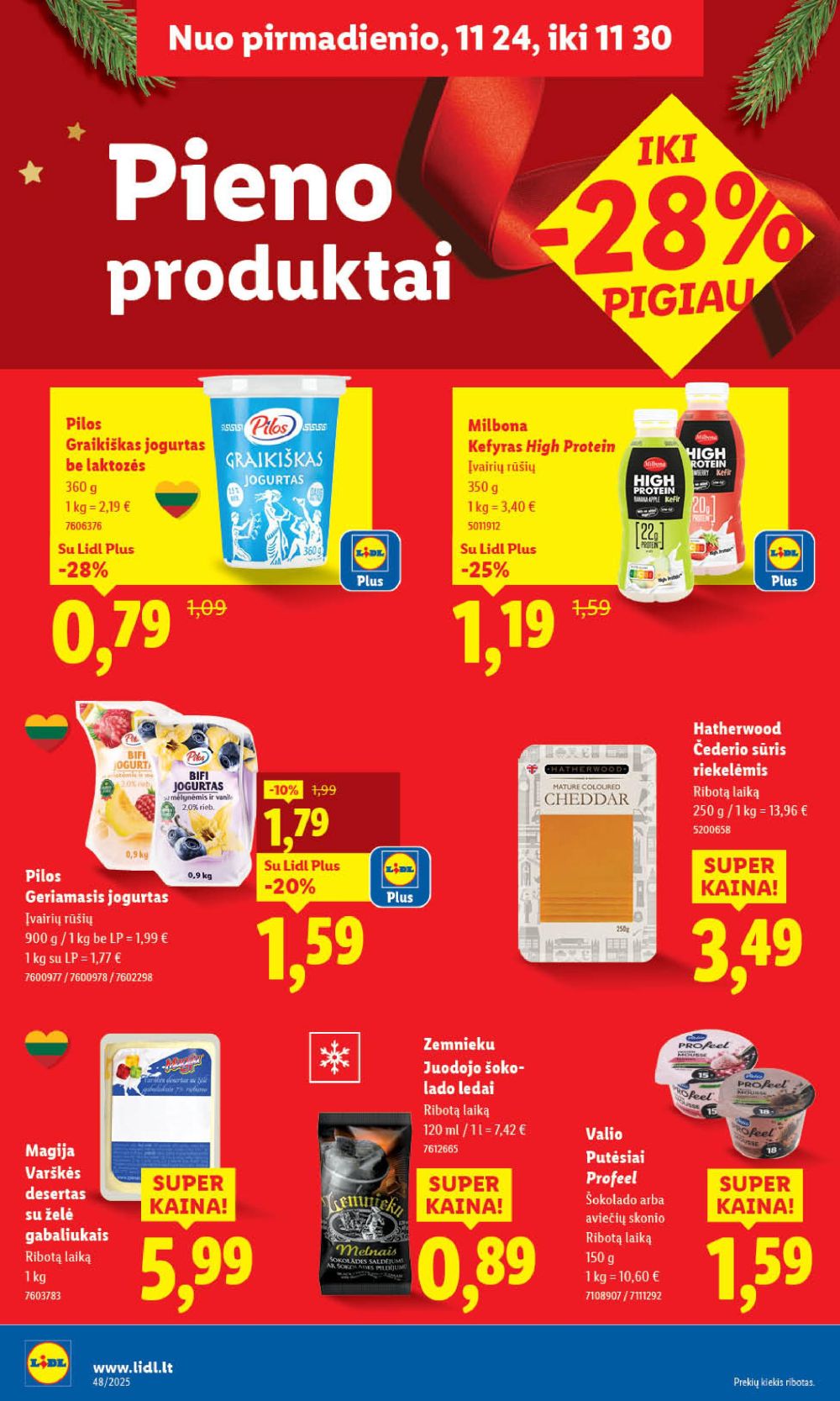 LIDL - Maisto prekių pasiūlymai (2025 11 27 - 2025 11 30) | 32