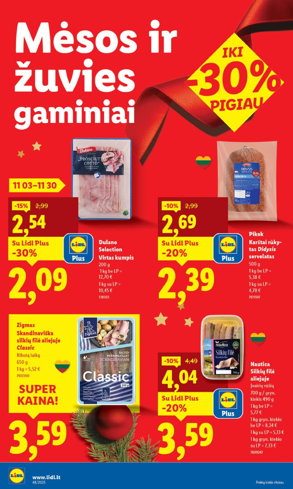 LIDL - Maisto prekių pasiūlymai (2025 11 27 - 2025 11 30) | 34