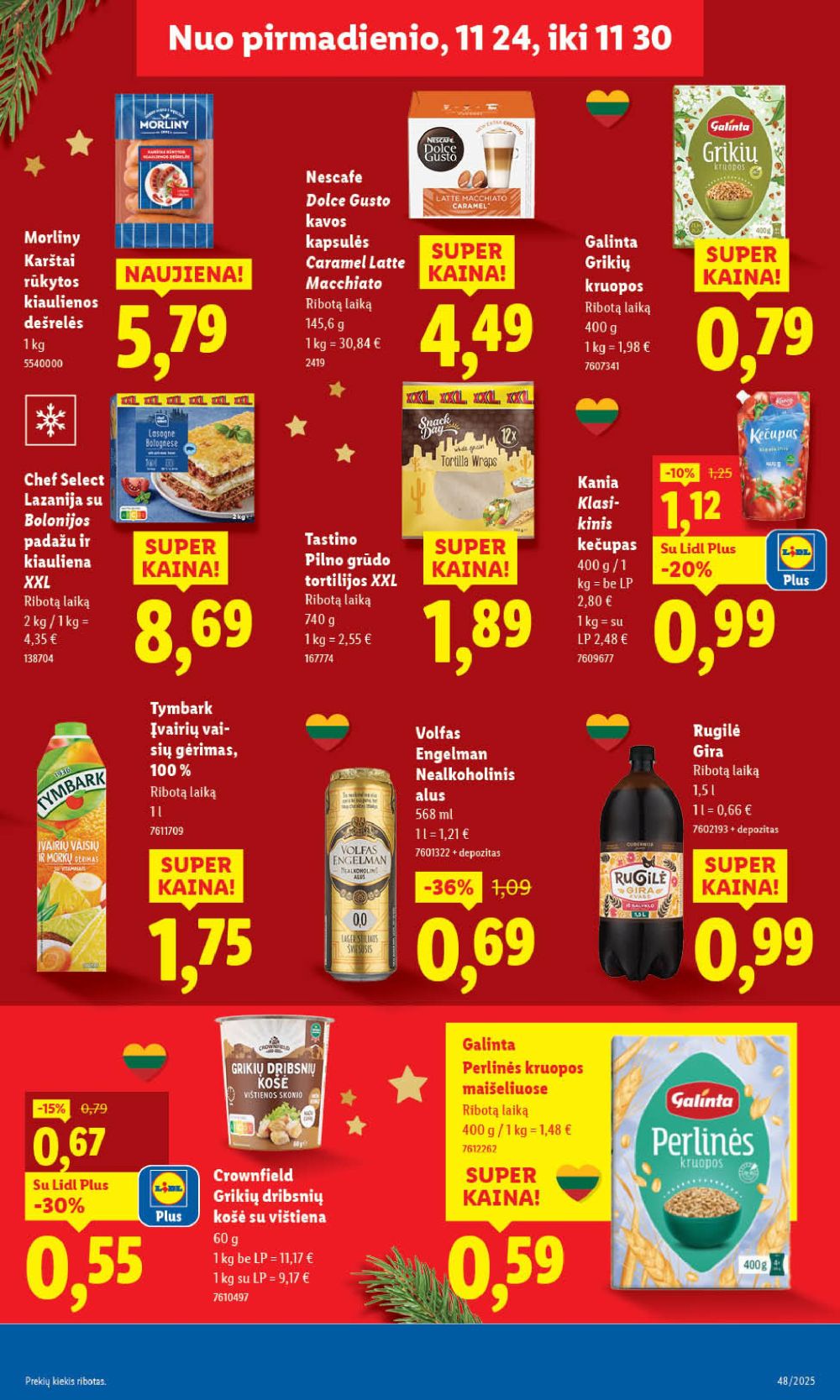 LIDL - Maisto prekių pasiūlymai (2025 11 27 - 2025 11 30) | 37