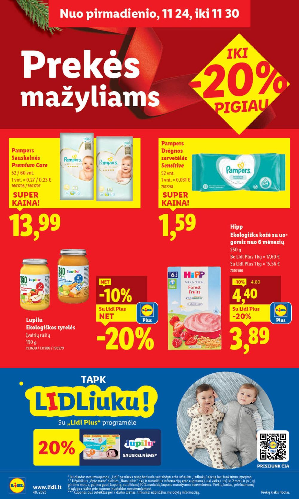 LIDL - Maisto prekių pasiūlymai (2025 11 27 - 2025 11 30) | 44