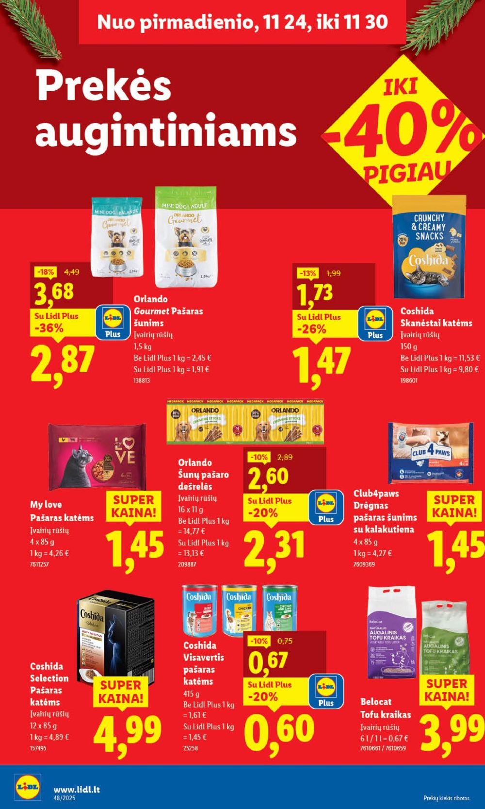 LIDL - Maisto prekių pasiūlymai (2025 11 27 - 2025 11 30) | 46