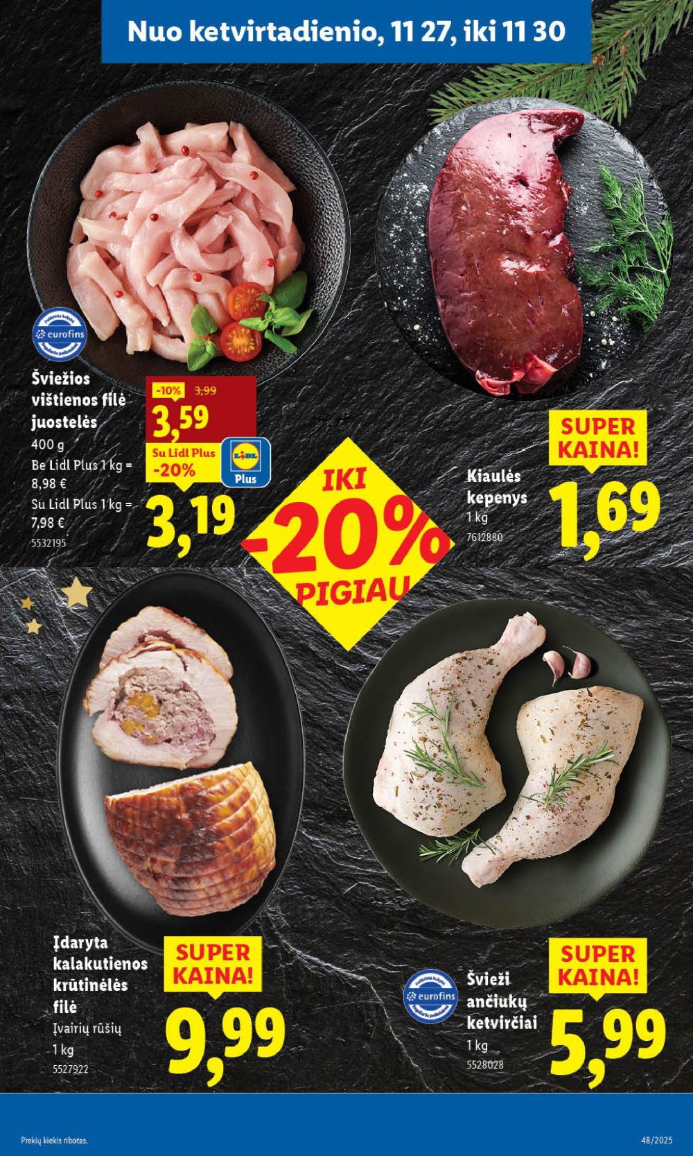 LIDL - Maisto prekių pasiūlymai (2025 11 27 - 2025 11 30) | 10