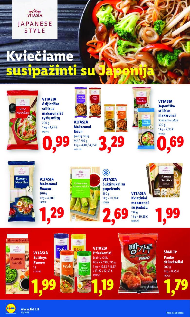 MAISTO PREKIŲ PASIŪLYMAI (2026-05-04 - 2026-05-10) | 16