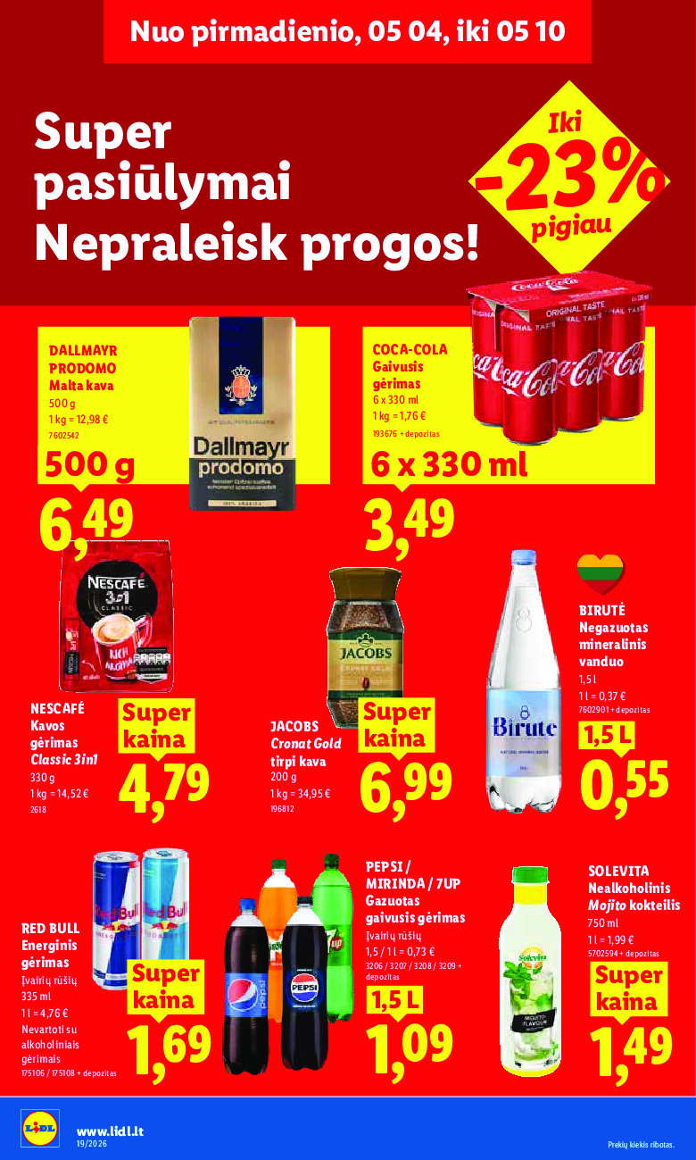 MAISTO PREKIŲ PASIŪLYMAI (2026-05-04 - 2026-05-10) | 22