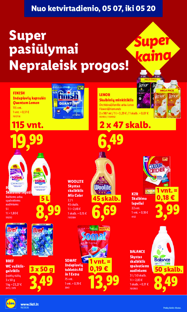 MAISTO PREKIŲ PASIŪLYMAI (2026-05-04 - 2026-05-10) | 24