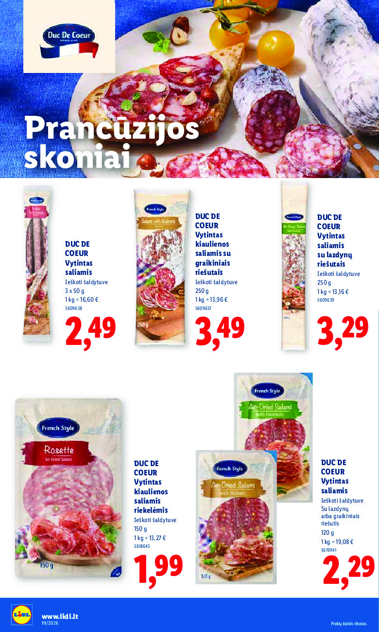 MAISTO PREKIŲ PASIŪLYMAI (2026-05-04 - 2026-05-10) | 26