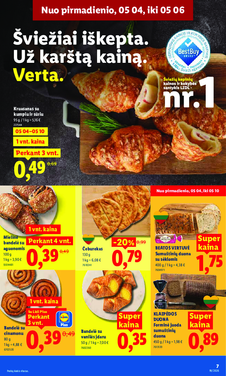 MAISTO PREKIŲ PASIŪLYMAI (2026-05-04 - 2026-05-10) | 7