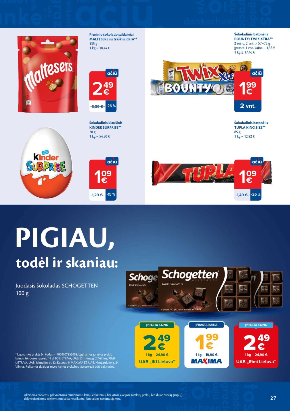 MAXIMA - Kaininis leidinys Nr.39 (2026 09 22 - 2026 09 28) | 14