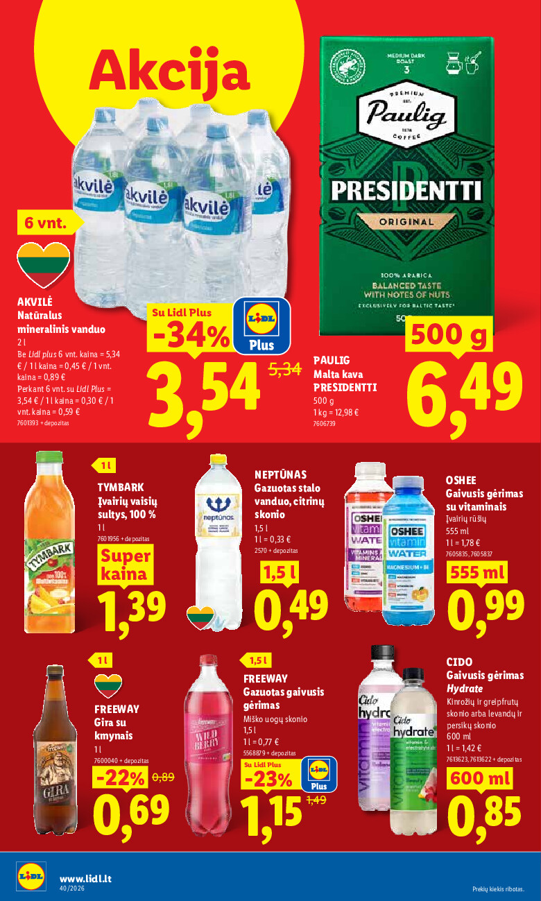 MAISTO PREKIŲ PASIŪLYMAI (2026-09-28 - 2026-10-04) | 12