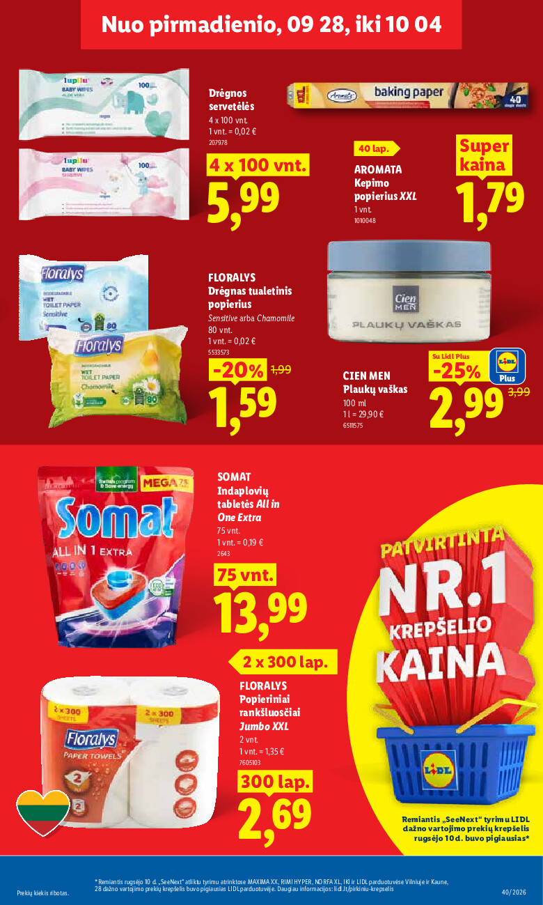 MAISTO PREKIŲ PASIŪLYMAI (2026-09-28 - 2026-10-04) | 13