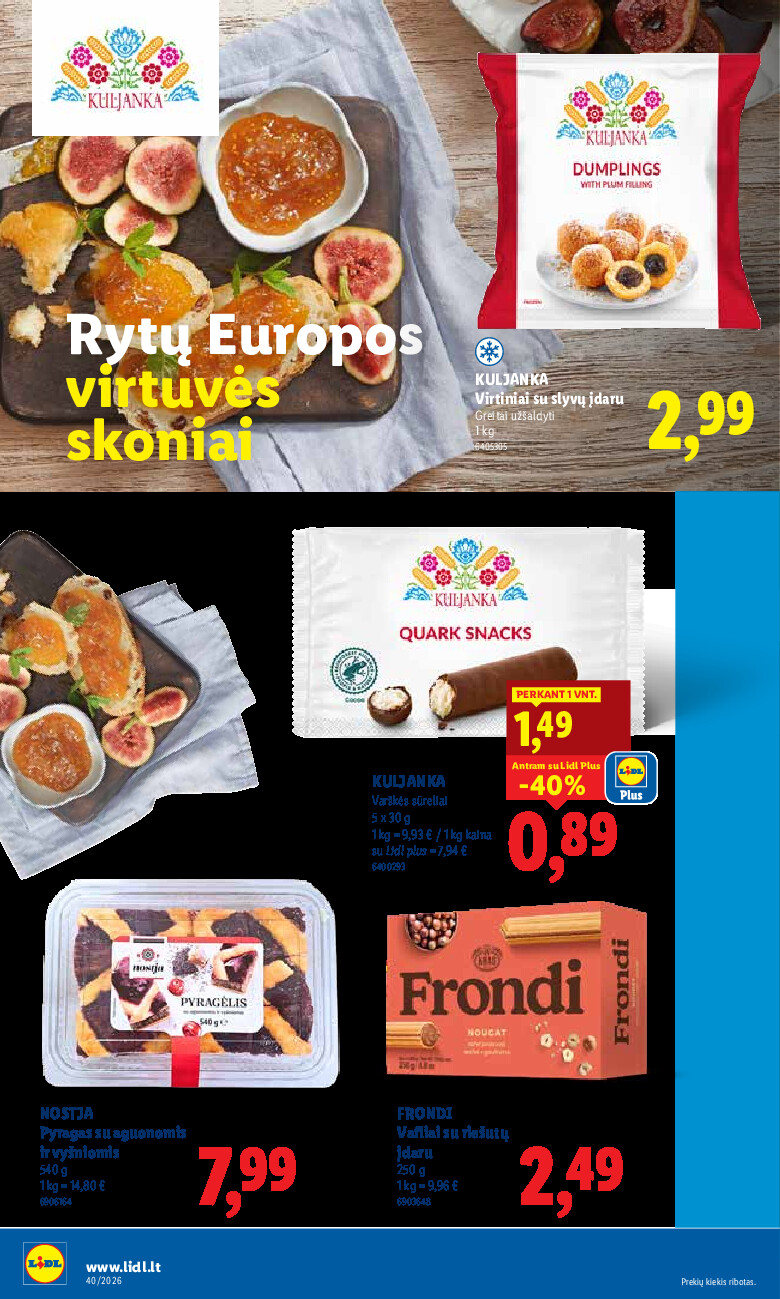 MAISTO PREKIŲ PASIŪLYMAI (2026-09-28 - 2026-10-04) | 24