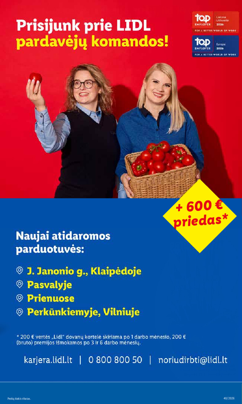 MAISTO PREKIŲ PASIŪLYMAI (2026-09-28 - 2026-10-04) | 41