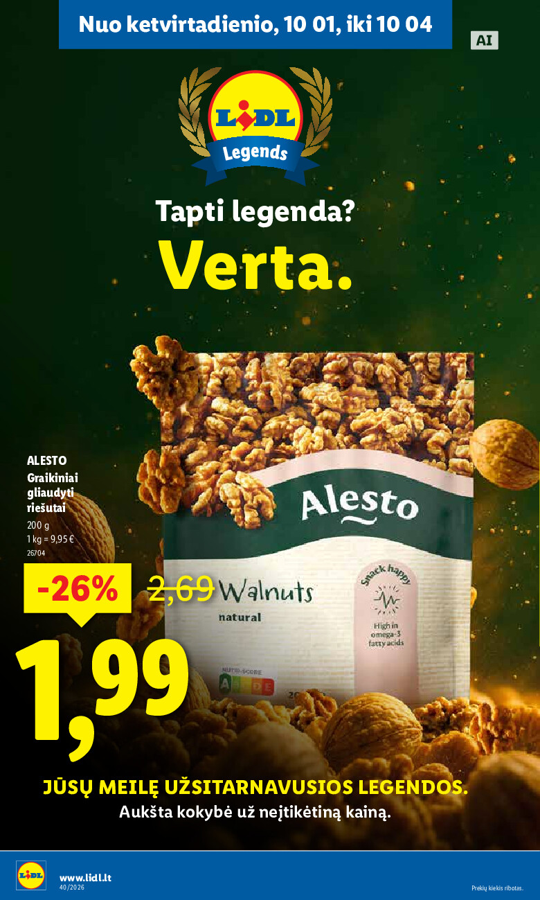 MAISTO PREKIŲ PASIŪLYMAI (2026-09-28 - 2026-10-04) | 42