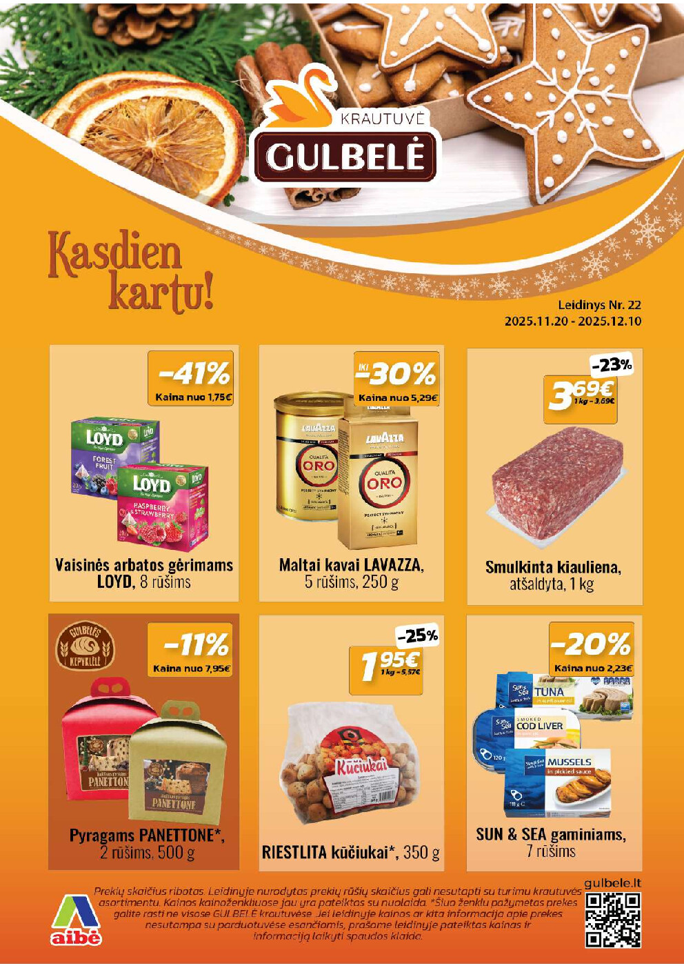 Gulbelės leidinys Nr. 22 (2025-11-20 - 2025-12-10) | 1