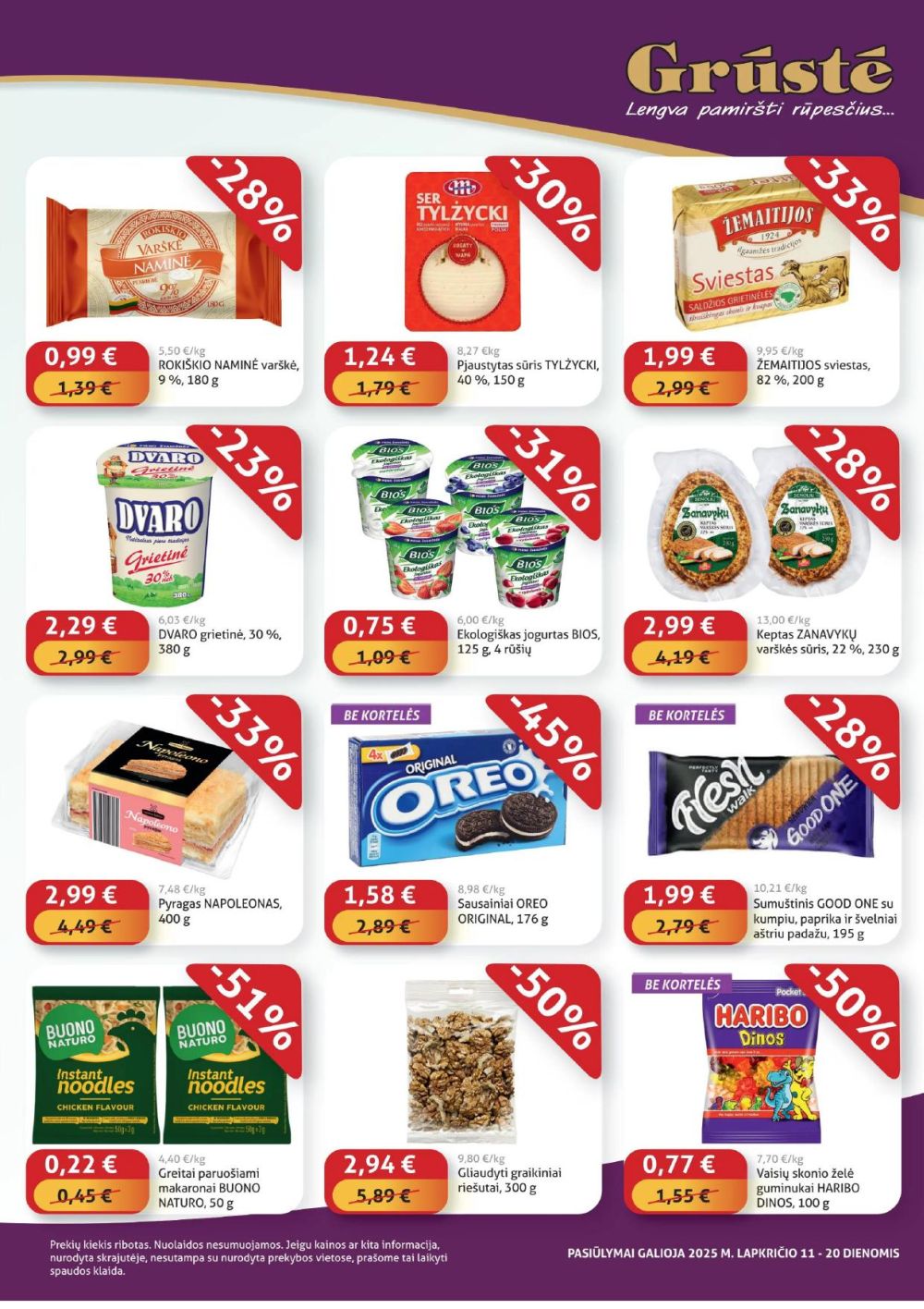 GRŪSTĖ - Ko gero pigiau nerasi (2025 11 11 - 2025 11 20) | 3