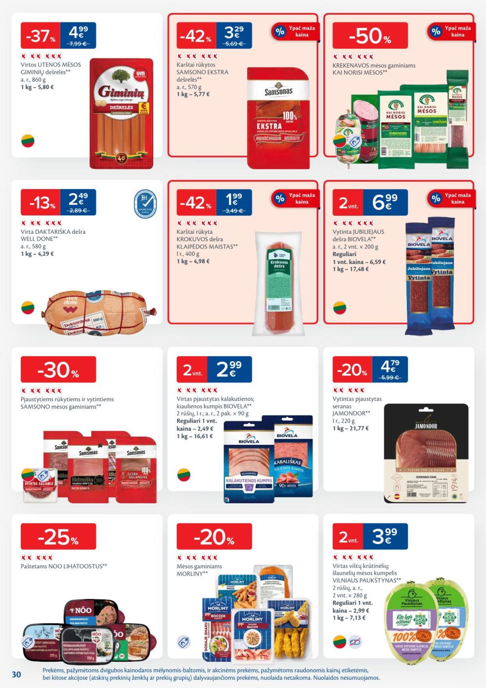 MAXIMA - Kaininis leidinys Nr.2 (2026 01 06 - 2026 01 12) | 30